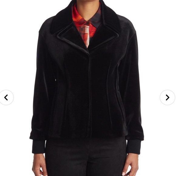 Donna Karan Black Jacket Size Medium NWT - Picture 4 of 17